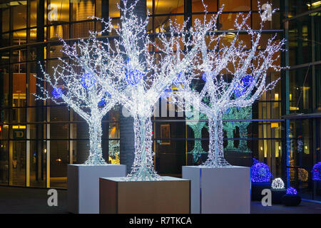 Montreal, Kanada, 10. Dezember, 2018. Weihnachtsdekorationen. Credit: Mario Beauregard/Alamy leben Nachrichten Stockfoto