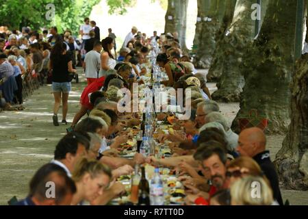 Frankreich, Var, Dracenie, Kaiserwahl, Fest des Heiligen Rochus, 16. August 2015 Stockfoto