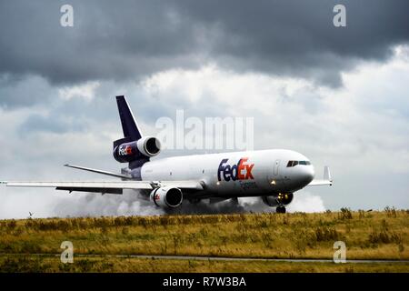 Frankreich, Val d'Oise, Paris Charles de Gaulle Airport, MD 11. Stockfoto