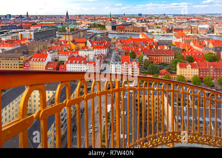 Luftaufnahme von Kopenhagen, Dänemark Stockfoto