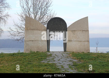 Belgrad, Serbien - Dezember 19, 2014: WWI Memorial von 1915 Belgrad Verteidiger in Belgrad, Serbien. Stockfoto