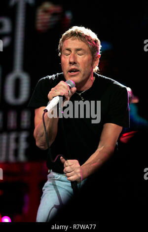 Roger Daltrey mit der Who im Konzert an die Bank Atlantic Center in Sunrise, Florida führt am 20. November 2006. Stockfoto