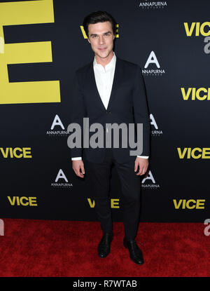 Beverly Hills, CA, USA. Dezember 2018. 11. Dezember 2018 - Beverly Hills, Kalifornien - Finn Wittrock. Die Premiere von Los Angeles fand im Samuel Goldwyn Theater statt. Foto: Birdie Thompson/Admedia Stockfoto