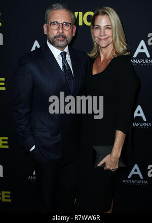 Beverly Hills, Kalifornien, USA. 11. Dez 2018. Schauspieler Steve Carell und Frau/Schauspielerin Nancy Carell Ankommen bei der Weltpremiere der Annapurna Bilder, Gary Sanchez Produktionen und Plan B Entertainment 'Vice' an der Samuel Goldwyn Theater an der Akademie der Künste und Wissenschaften am 11 Dezember, 2018 in Beverly Hills, Los Angeles, Kalifornien, USA. (Foto von Xavier Collin/Image Press Agency) Quelle: Bild Presse Agentur/Alamy leben Nachrichten Stockfoto