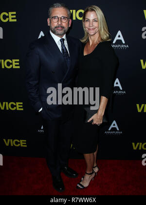 Beverly Hills, Kalifornien, USA. 11. Dez 2018. Schauspieler Steve Carell und Frau/Schauspielerin Nancy Carell Ankommen bei der Weltpremiere der Annapurna Bilder, Gary Sanchez Produktionen und Plan B Entertainment 'Vice' an der Samuel Goldwyn Theater an der Akademie der Künste und Wissenschaften am 11 Dezember, 2018 in Beverly Hills, Los Angeles, Kalifornien, USA. (Foto von Xavier Collin/Image Press Agency) Quelle: Bild Presse Agentur/Alamy leben Nachrichten Stockfoto