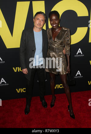 BEVERLY HILLS, Ca - Dezember 11: Kuoth Wiel, Vice Weltpremiere an der Akademie der Motion Picture Arts and Sciences in Beverly Hills, Kalifornien am 11. Dezember 2018. Credit: Faye Sadou/MediaPunch Stockfoto