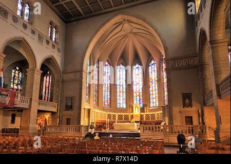 Luxemburg, Luxemburg Stadt, die Kathedrale von Notre Dame de Luxemburg, Chor Stockfoto