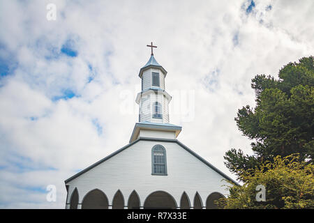 Dalcahue Kirche - Insel Chiloe, Chile Stockfoto