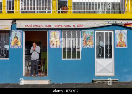 Portugal, Azoren Archipel, Sao Miguel, Ribeira Quente Stockfoto