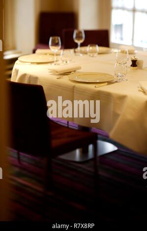 Frankreich, Rhone, Lyon, Restaurant bloße Brazier von Chefkoch Mathieu Viannay, das Restaurant Stockfoto