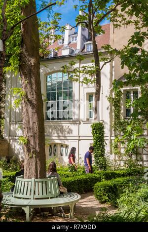 Frankreich, Paris, Saint Germain des Pres, das Museum des Malers Eugene Delacroix Stockfoto
