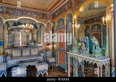 Frankreich, Paris, Hotel de Beauharnais, Residenz des deutschen Botschafters, der türkischen Boudoir Stockfoto