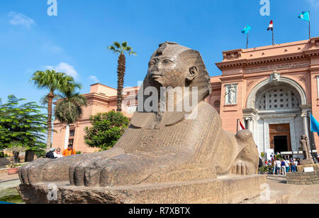 Kairo, Ägypten, 15. September 2018: Die Ägyptischen Museum von Kairo in Ägypten Stockfoto