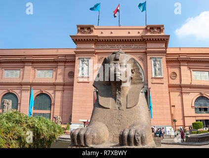 Kairo, Ägypten, 15. September 2018: Die Ägyptischen Museum von Kairo in Ägypten Stockfoto