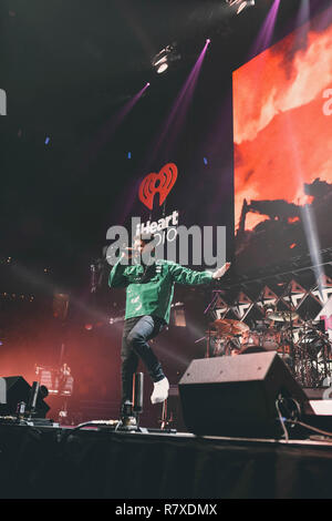 Bazzi am iHeartRadio Jingle Ball an der TD Garden am 4. Dezember, 2018 in Boston, Massachusetts Stockfoto