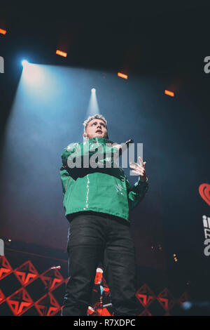 Bazzi am iHeartRadio Jingle Ball an der TD Garden am 4. Dezember, 2018 in Boston, Massachusetts Stockfoto