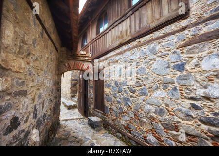 Agios Ioannis Lambadistis St John Kloster UNESCO Weltkulturerbe, marathasa Tal. Stockfoto