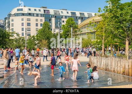 Frankreich, Paris, Châtelet-les-Halles, der Eingang des Einkaufszentrum Forum des Halles und dem Vordach Stockfoto