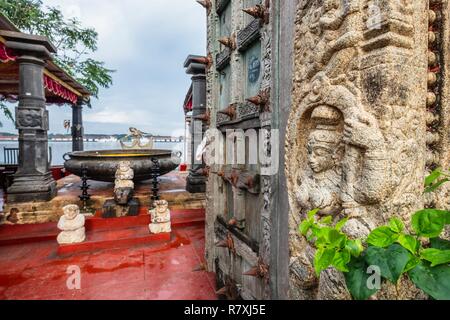 Inde, Bundesstaat Kerala, Kochi (Cochin), Mattancherry Bezirk, Ginger House Museum Boutique Hotel Stockfoto