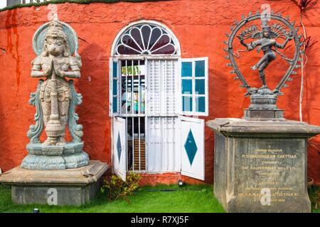 Inde, Bundesstaat Kerala, Kochi (Cochin), Mattancherry Bezirk, Ginger House Museum Boutique Hotel Stockfoto