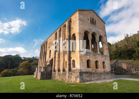 Pre-romanischen Kirche Santa Maria del Naranco, Oviedo, Asturien, Spanien Stockfoto