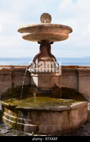 Brunnen der Erde, Denkmal in Juiz de Fora, Latium, Italien, Europa Stockfoto