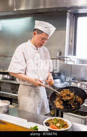 Frankreich, Paris, Japanische Viertel, Rue Saint-Anne, Higuma Restaurant Stockfoto