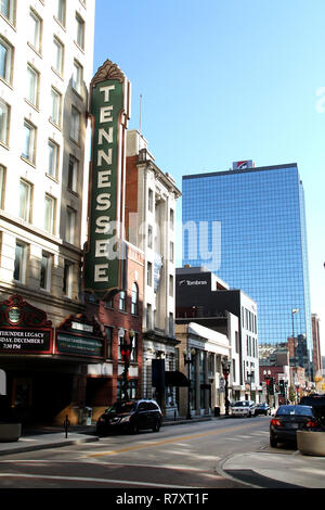 Tennessee Theater in der Innenstadt von Knoxville, TN Stockfoto