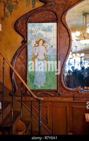 Frankreich, Paris, die Bistrot Du Peintre avenue Ledru Rollin Stockfoto