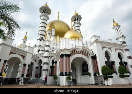 Kuala Kangsar, Malaysia - May 22, 2018: Masjid Ubudiah bei Bukit Chandan in Kuala Kangsar, Malaysia. Masjid Ubudiah ist Ranking hoch auf der Liste der Mala Stockfoto