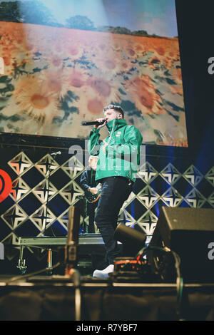 Bazzi am iHeartRadio Jingle Ball an der TD Garden am 4. Dezember, 2018 in Boston, Massachusetts Stockfoto