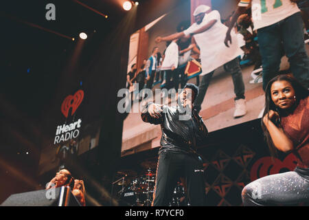 Am iHeartRadio Jingle Ball an der TD Garden Khalid am 4. Dezember, 2018 in Boston, Massachusetts Stockfoto