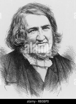 Schottische Geburtshelfer JAMES YOUNG SIMPSON (1811-1870) Stockfoto