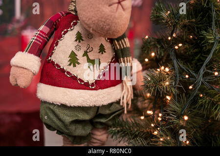 Gemütliche Weihnachten Dekoration Stockfoto