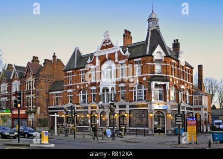 Half Moon Pub in Herne Hill, London Stockfoto