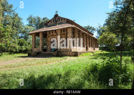 Debré Birhan Selassie Kirche, Gondar, Amhara Region, Äthiopien Stockfoto