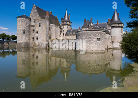 Château de Sully-sur-Loire, Loire Tal, Frankreich Stockfoto