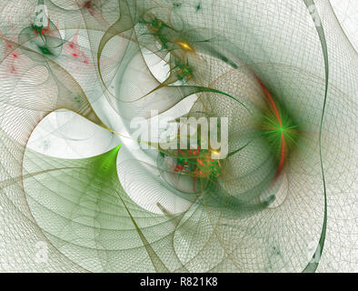 Abstrakte Raster Wurmloch. Futuristische 3d-Portale im Raum. Drahtmodell Tunnel fantasy Abbildung. Bild von Verzerrten holographische Pearly neon Mesh. Cyberp Stockfoto