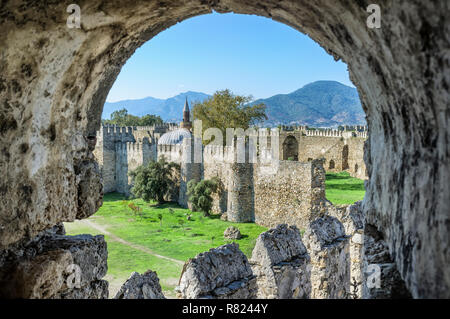 Mamure Schloss, Anamur, Anatolien, Türkei Stockfoto