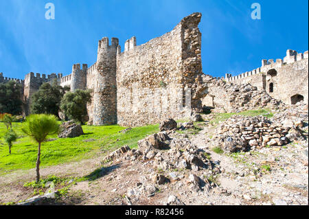 Mamure Schloss, Anamur, Anatolien, Türkei Stockfoto