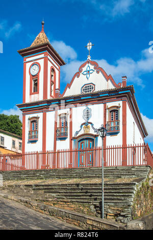 Kirche Sao Francisco de Assis, Diamantina, Minas Gerais, Brasilien Stockfoto