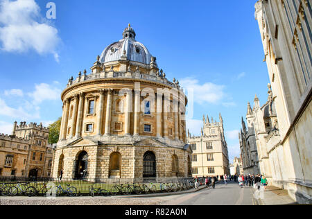 Die Radcliffe Camera, Lesesaal der Bodleian Library an der Universität Oxford, Großbritannien Stockfoto