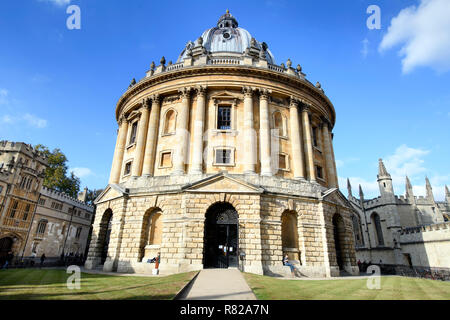 Die Radcliffe Camera, Lesesaal der Bodleian Library an der Universität Oxford, Großbritannien Stockfoto