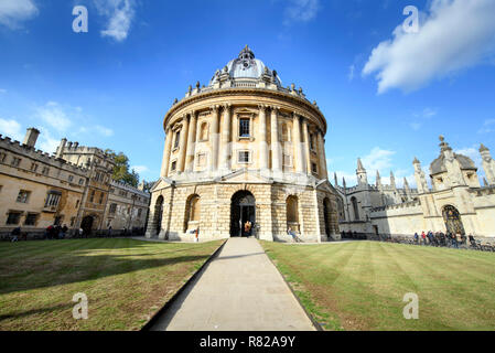 Die Radcliffe Camera, Lesesaal der Bodleian Library an der Universität Oxford, Großbritannien Stockfoto