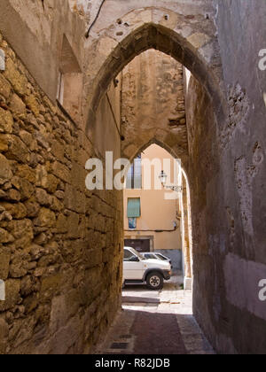 Das alte Jüdische Viertel, Taragona Stockfoto