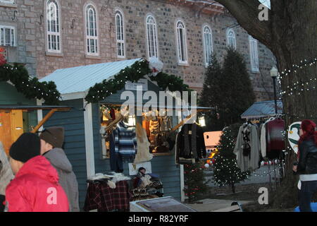 Weihnachtsmarkt/marché de Noel Stockfoto