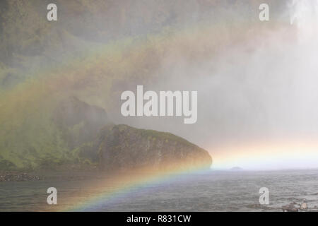 Skogafoss Wasserfall, South West, Island Stockfoto