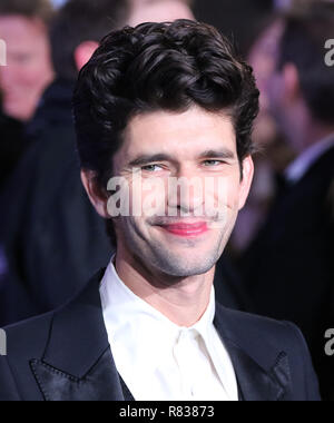 London, Großbritannien. 12. Dezember 2018. Ben Whishaw, Mary Poppins zurück Europäische Premiere, die Royal Albert Hall, Kensington Gore, London, UK, 12. Dezember 2018, Foto von Richard Goldschmidt Credit: Rich Gold/Alamy leben Nachrichten Stockfoto
