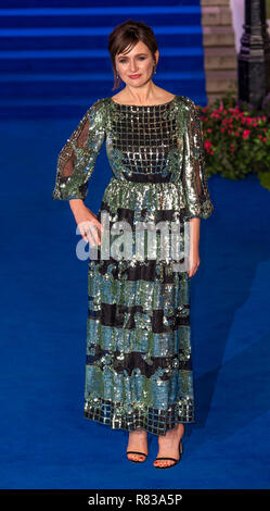 Emily Mortimer besucht die Europäische Premiere von 'Mary Poppins gibt 'in der Royal Albert Hall. Stockfoto