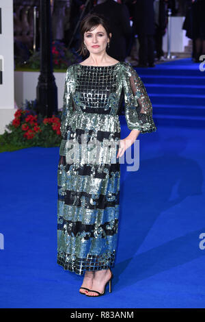 London, Großbritannien. Dezember 12, 2018: Emily Mortimer am UK Premiere von 'Mary Poppins gibt 'in der Royal Albert Hall, London. Bild: Steve Vas/Featureflash Credit: Paul Smith/Alamy leben Nachrichten Stockfoto